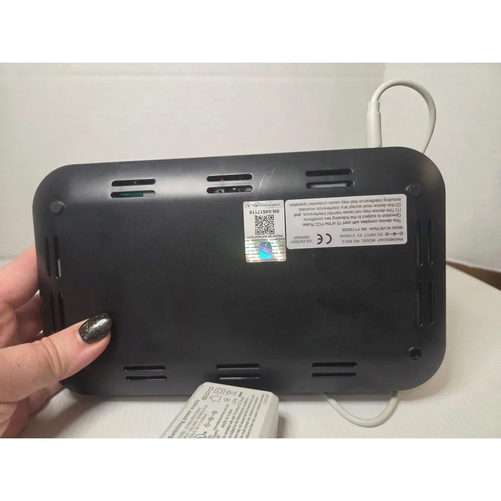PhoneSoap UV Cell Phone Sanitizer OS Black Good 500-2 Tested Working‎